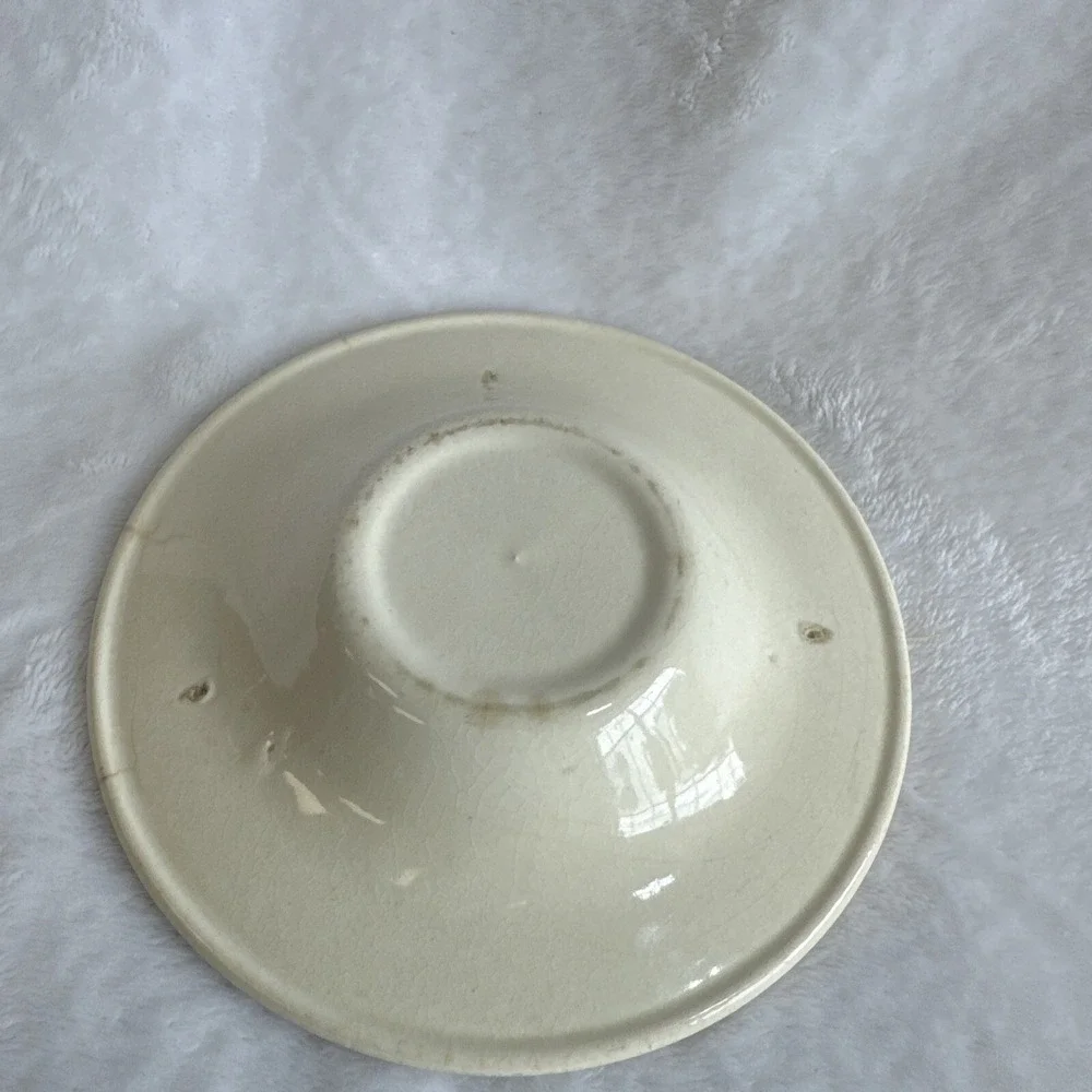Vintage Coors Beer Ceramic Ashtray Rocky Mountain Spring Water Cream‎